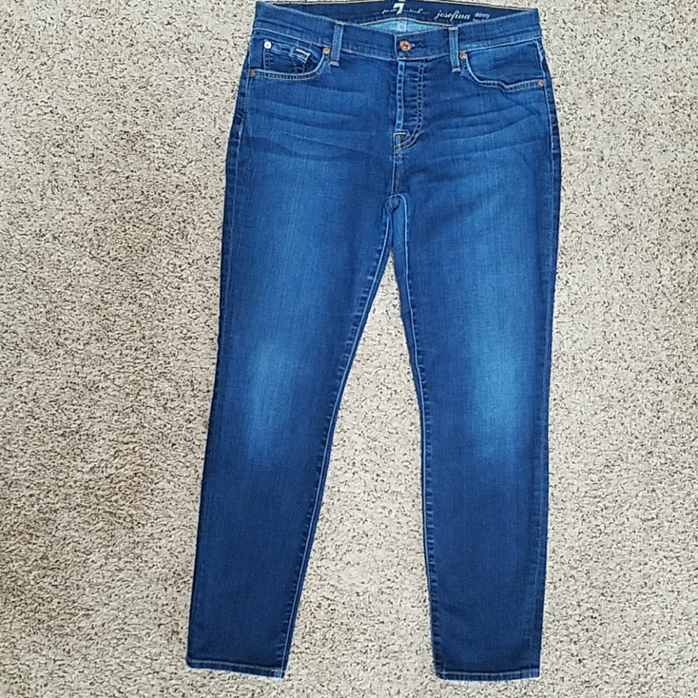 -7 For All Mankind Josefina Skinny Boyfriend Jeans